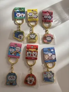 ハチワレご当地キーホルダー6個セット
