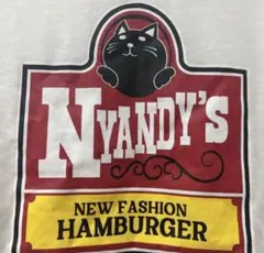 NYANDY'S ネコ　長袖Tシャツ　面白いtシャツ　おもしろTシャツ