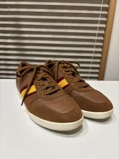 POLO ブラウン ストライプ スニーカー　25.5 26
