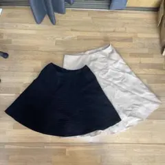 theory フレアスカート　ニットスカート　古着　セットのサムネイル