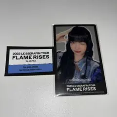 ルセラフィム　FLAME RISES FC特典　ウンチェ　トレカ