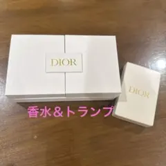 DIOR クリスタル　バースデーギフト　香水セット＆トランプ　ノベルティ　未使用