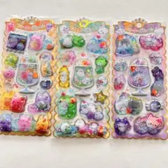 国内正規品！新品未開封キラキラウォーターインシール 株式会社クラックス3枚セット