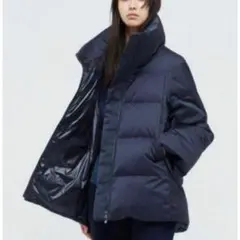 ユニクロ +J ジルサンダー★ダウンボリュームジャケット★ネイビー★S