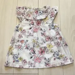 PETIT BATEAU 花柄 半袖シャツ　6ans/116㎝