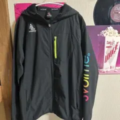 svolme フード付きウィンドブレーカー 黒