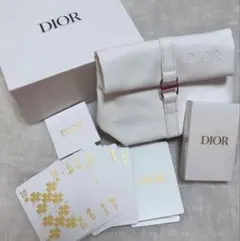 DIOR ホワイトポーチ カードセット付き