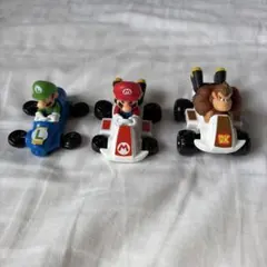 マリオカート ハッピーセット マリオ　ドンキーコング　ルイージ フィギュア