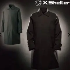 ワークマン エックスシェルター M ブラック　断熱α ステンカラーコート