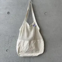 DULTON アイボリー メッシュトートバッグ