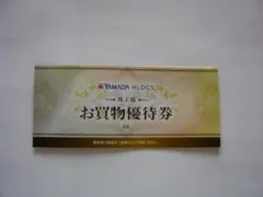 ５枚:ヤマダ電機 株主優待券　お買い物優待券