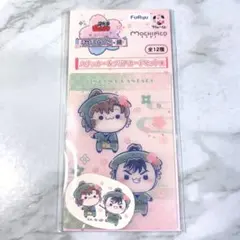 忍たま　桜もちぴこ　伊作　食満　クリアカード　ステッカー