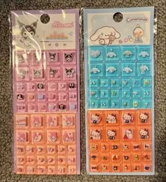 【正規品】日本未発売　キティ　クロミ　シナモロール　マイメロ　タイルシール