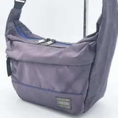 PORTER ショルダーバッグ　ナイロン　バイカラー　ネイビーグレー系　青のサムネイル