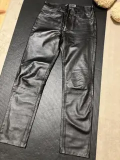 Jacques 牛革レザーパンツ