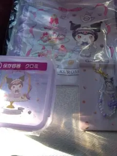 最安値♡最新サンリオ一番クジ♡クロミ♡トートバック保存容器♡