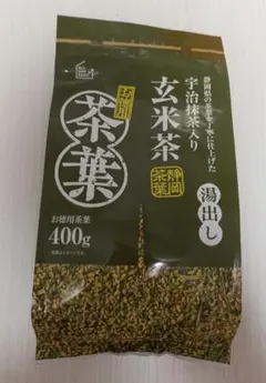 ☆美味しいお茶☆玄米茶☆抹茶入り玄米茶☆大井川茶園☆静岡茶葉☆お得用茶葉400gのサムネイル
