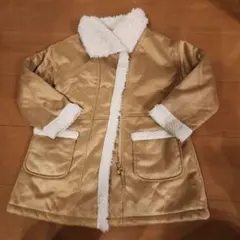 UNIQLO ベージュ フリースコート 110