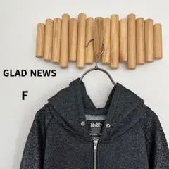 パーカー GLAD NEWS GLAD NEWS✕BAD NEWS フード付きパーカー プルオーバー - メルカリ
