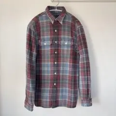 RALPH LAUREN タータンチェック ネルシャツ チンストラップ