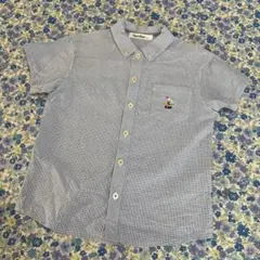 familiar 半袖シャツ 120サイズ ギンガムチェック