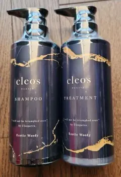 cleo's シャンプー＆トリートメントセット 380ml(ヘアブラシ付)