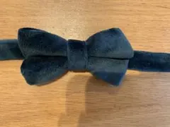 蝶ネクタイ　キッズ　ベルベット ボウタイ