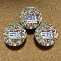 ◆【匿名配送】ウォーリーをさがせ！Where's Wally? 缶 3個セット