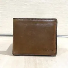 COACH コーチ 2つ折り財布 ブラウンのサムネイル