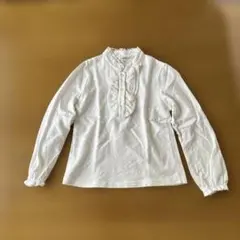 anyFAM フリル付き長袖シャツ 120