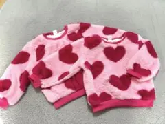 SHEIN ハート柄 ファートレーナー 2-3Y