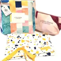 L'OCCITANEロクシタン【まとめ売り】ノベルティポーチ3種　トラベルにも