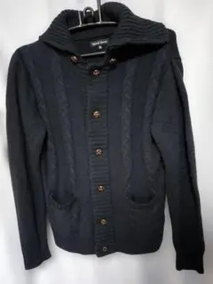 Spiral News ニットジャケット ブラック XLサイズ