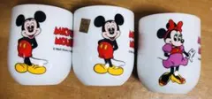 ミッキー　ミニー　湯呑み3個セット