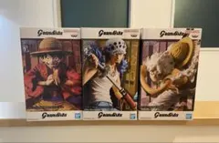 ワンピース Grandista ルフィ、ロー　3種セット