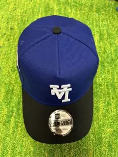 NEW ERA ニューエラ　 逆さロゴ ドジャースキャップ　ブルー&ブラック
