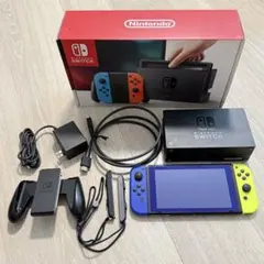 Nintendo Switch 本体 ブルーライトカットフィルム&収納ポーチ付き