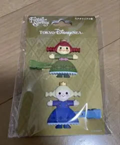 ディズニーシー ファンタジースプリングス　アナと雪の女王　ヘアクリップ2個