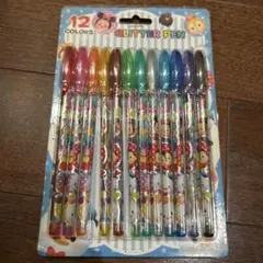 12色 グリッターペン キャラクター入り