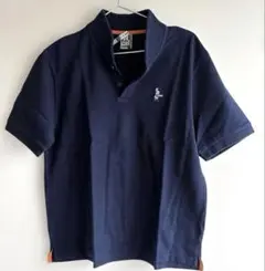 CHUMS ゴルフポロシャツ ネイビー L クリーニング済
