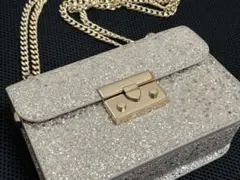 〖匿名配送〗 人気 CHARLES & KEITH バック ショルダー ラメ