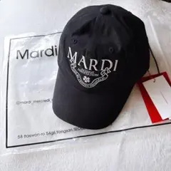 Mardi Mercredi ベースボールキャップ ブラックのサムネイル
