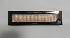 FINGER SUIT PRESS-ON NAIL 薄ピンク白フレンチ