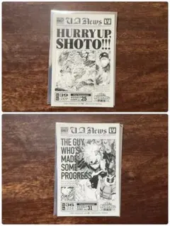 ヒロアカ原画展 入場特典 爆豪 轟 ステッカー