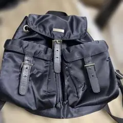 訳あり⭐︎COMME CA DU MODE リュック ブラック　ナイロン製のサムネイル