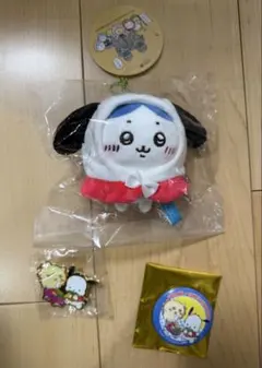 ちいかわサンリオ　ポチャッコ ✖️ハチワレ　マスコット