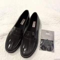 HUNTER ORIGINAL PENNY LOAFER ブラウン　UK6