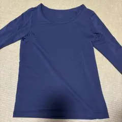 HEATTECH 長袖アンダーシャツ 130サイズ　紺色