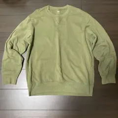 【古着】UNIQLO トレーナー XLサイズ　カーキ