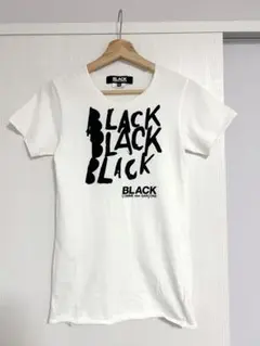 【BLACK COMME des GARÇONS】ロゴTシャツ ホワイト　XS